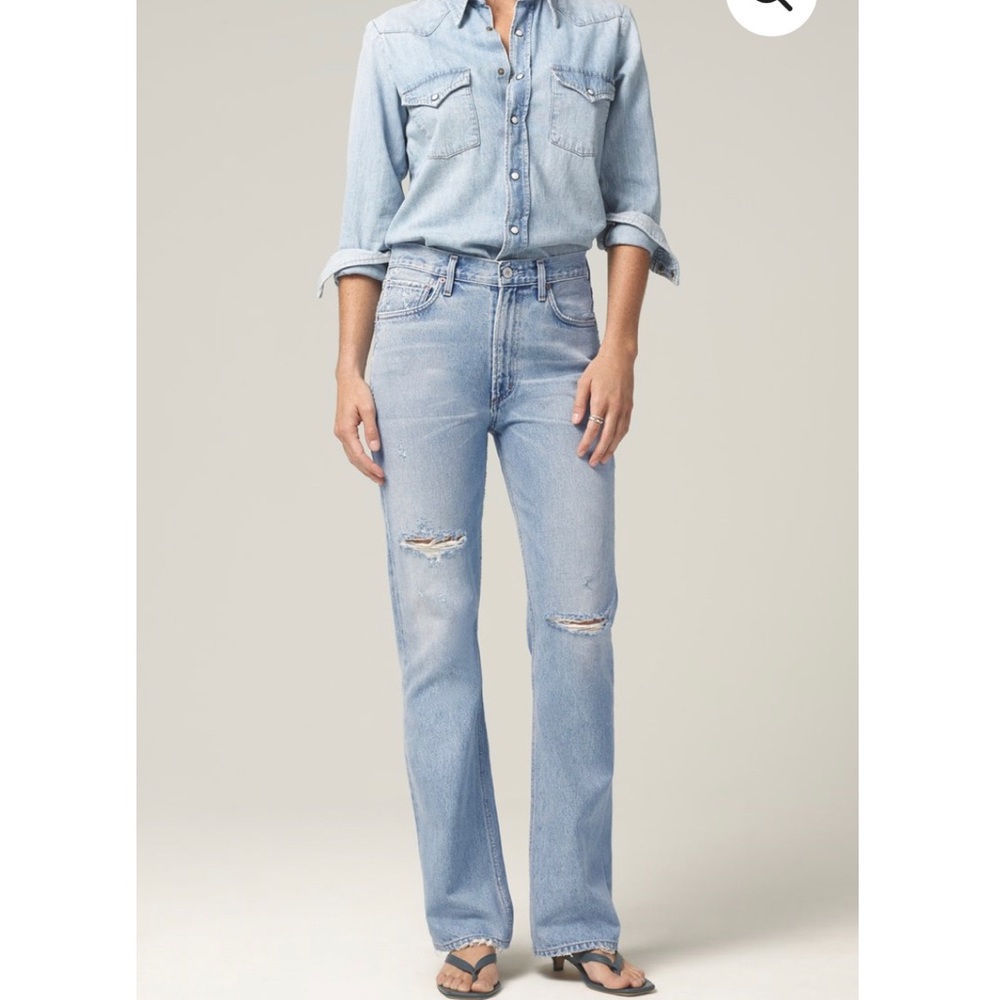 CITIZENS OF HUMANITY LIBBY RELAXED BOOTCUT JEAN NWOT  25 x 31.5
